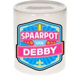 Kinder spaarpot voor Debby - keramiek - naam spaarpotten