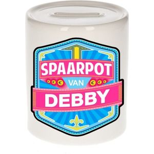 Kinder spaarpot voor Debby - keramiek - naam spaarpotten