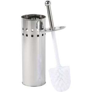 RVS toiletborstel met hoge houder - Toiletborstelhouders/wc-borstelhouders voor toilet - Schoonmaakproducten