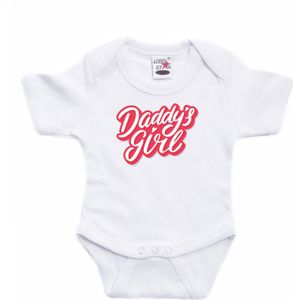 Daddys girl cadeau romper wit voor babys - Vaderdag / papa kado / geboorte - cadeau voor aanstaande vader