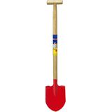 Summerplay Speelgoed schep - voor kinderen - punt - metaal - rood - 70 cm