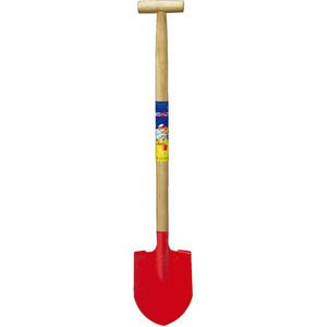 Summerplay Speelgoed schep - voor kinderen - punt - metaal - rood - 70 cm