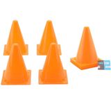 20x Sport/voetbal training pionnen oranje 17 cm - Sport - Veldsporten - Training pion/kegel/accessoires