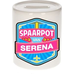 Kinder spaarpot voor Serena  - keramiek - naam spaarpotten