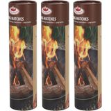 Fancy Flames BBQ/Barbecue lucifers - 150x - lange lucifers - 25 cm