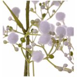 7x stuks kunstbloemen Gipskruid/Gypsophila takken wit 66 cm - Kunstplanten en steelbloemen