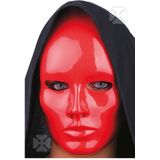 Rood verkleed gezichtsmasker voor volwassenen - Halloween maskers
