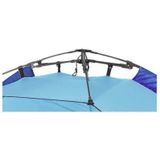 Beachshelter Strandtent/Windscherm Blauw/Lichtblauw 200 X 100 cm - Strandtent