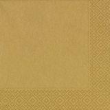 40x Gouden servetten 33 x 33 cm - Thema goud - Tafeldecoratie versieringen