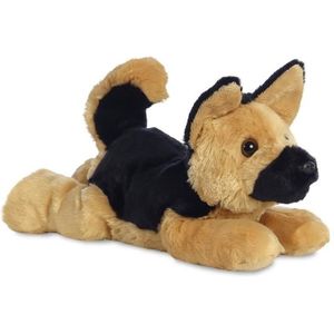 Aurora Knuffelhond Flopsie 30,5 Cm Bruin/Zwart