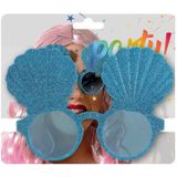 Atosa Carnaval/verkleed party bril Zeemeermin - Tropisch/beach/hawaii thema - plastic - volwassenen - verkleedbrillen