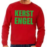 Foute kersttrui / sweater Kerst Engel rood voor heren - Kersttruien