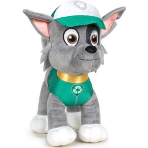 Pluche Paw Patrol knuffel Rocky - Classic New Style - 27 cm - Cartoon knuffels - Speelgoed voor kinderen