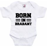 Born in Brabant tekst baby rompertje wit jongens en meisjes - Kraamcadeau - Brabant geboren cadeau