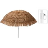 Parasol Raffia Bruin - 180 cm