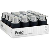 Berilo zeeppompje/dispenser Roma - 2x - zwart/zilver - kunststof - 8 x 15 cm - 420 ml - badkamer/toilet/keuken