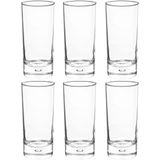 Set van 6x stuks longdrink glazen Georgi 290 ml van glas - Drinkglazen - Waterglazen - Tumbler