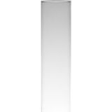 Hakbijl Glas Bloemenvaas Smal - Transparant - Cilinder Vorm - Glas - 50 X 9 cm