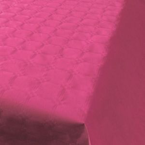 Donkerroze papieren tafellaken/tafelkleed 800 x 118 cm op rol - Roze thema tafeldecoratie versieringen