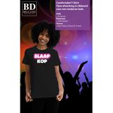 Bellatio Decorations Verkleed T-shirt voor dames - slaapkop - paars - carnaval - foute party