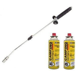 Onkruidbrander/onkruidverdelger - 80 cm - incl. 2x gas navulling 227 gram