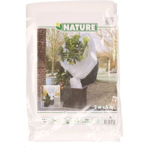 3x stuks plantenhoes/winterafdekvlies tegen vorst wit 2x5 meter 60 g/m2