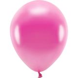 300x Fuchsia roze ballonnen 26 cm eco/biologisch afbreekbaar - Milieuvriendelijke ballonnen