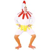 Witte kip/haan kostuum - Carnavalskleding kippen/hanen wit