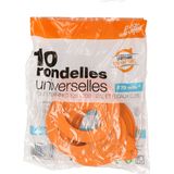 Le Parfait Super Weckringen - Ø 70 mm - 57 mm x 80 mm x 2,5 mm - Set-10