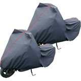 MSV Beschermhoes voor brommer/scooter/motor - 2x - universeel - 250 x 115 x 75 cm - Fietshoes