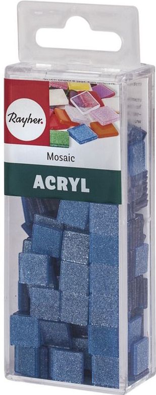 absorptie Afkorten stoom 615x stuks Acryl glitter mozaiek steentjes blauw 1 x 1 cm - Mozaieken maken  (kantoor) | € 18 bij Shoppartners.nl | beslist.nl