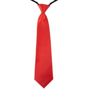 Rode carnaval verkleed stropdas 40 cm verkleedaccessoire voor dames/heren