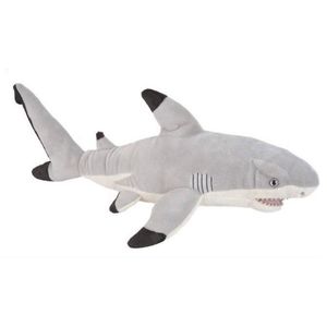 Pluche dieren knuffels zwartpunt rifhaai van 30 cm - Knuffeldieren haaien speelgoed