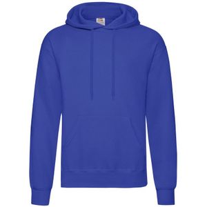 Fruit of the Loom capuchon sweater kobaltblauw voor volwassenen - Classic Hooded Sweat - Hoodie - Heren kleding