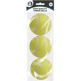 15x stuks speelgoed tennisballen voor honden 6 cm - Honden/huisdieren speeltjes