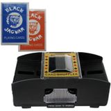 Professionele speelkaarten set met kaartenschudmachine - Geschikt voor 1-2 spelers - Werkt op batterijen - Afmetingen 21x11x9 cm