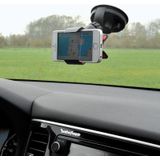 Universele gsm/navigatie houder met zuignap - Smartphone/GPS auto houder