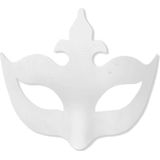 Papier mache grimeer oogmasker Venetie 25 cm - Schmink maskers