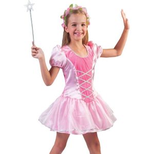 Roze prinsessen verkleed jurkje voor meisjes - carnavalskleding voor kinderen
