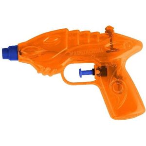 1x Waterpistool/waterpistolen oranje 16,5 cm