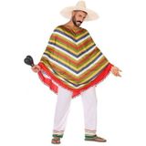 Mexicaanse poncho verkleedpak/kostuum voor heren - Mexico thema - carnavalskleding - voordelig geprijsd