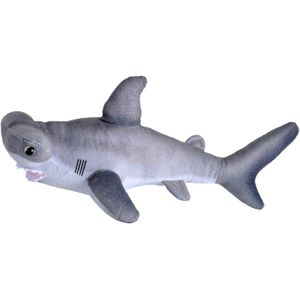 Hamerhaai knuffel - haai - pluchen - haaien knuffels - 35 cm