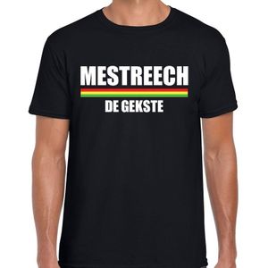 Carnaval t-shirt Mestreech de gekste voor heren - zwart - Maastricht - carnavalsshirt / verkleedkleding