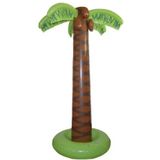 Set van 3x stuks - Tropische/Hawaii feestversiering opblaasbaar palmboom/cactus/ananas - Voor fun en thema party