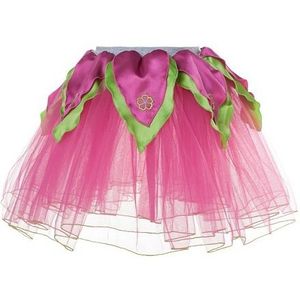 Roze/groene petticoat/tutu rokje voor meiden