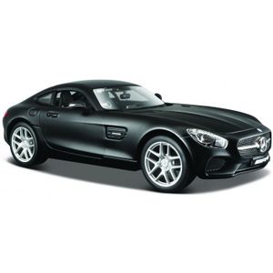 Modelauto Mercedes-Benz AMG GT Zwart 18 X 8 X 5 cm - Schaal 1:24 - Speelgoedauto - Miniatuurauto