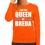 Koningsdag sweater I am the Queen of Breda - dames - Kingsday Breda outfit / kleding / trui