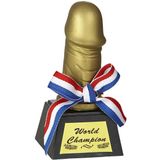 Gouden pik piemel award - Cadeau voor de beste collega