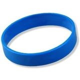 15x Siliconen armbandjes blauw