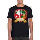 Foute Kerst t-shirt Run Rudolf voor heren - Kerst shirts